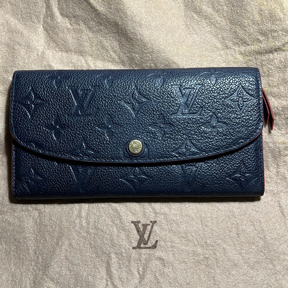Preloved Authentic Louis Vuitton Monogram Navy Blue Empreinte